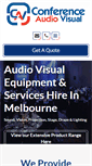 Mobile Screenshot of conferenceaudiovisual.com.au